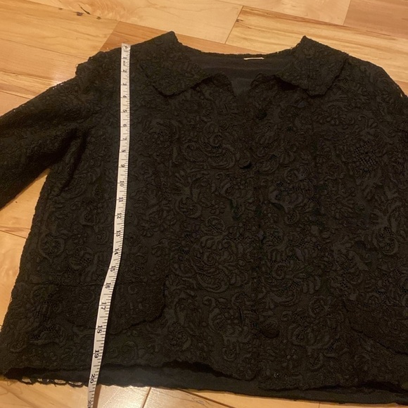 Gorgeous Black Lace Vintage blazer France - Picture 9 of 9